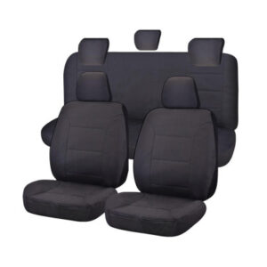 Seat Covers for TOYOTA HILUX 04/2005 - 06/2016 S 4X2 DUAL CAB UTILITY FR CHARCOAL ALL TERRAIN
