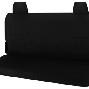 Seat Covers for TOYOTA LANDCRUISER 70 SERIES VDJ 05/2008 - ON DUAL CAB REAR BENCH BLACK ALL TERRAIN